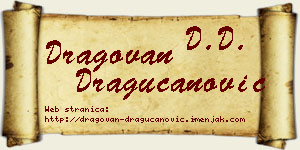 Dragovan Dragucanović vizit kartica